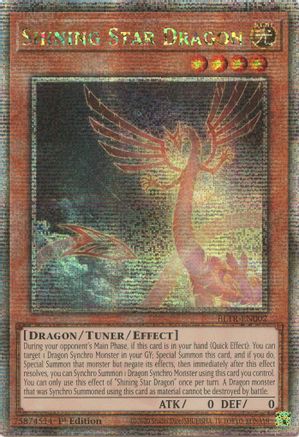 Image of Shining Star Dragon (Quarter Century Secret Rare) [BLTR-EN002] Quarter Century Secret Rare