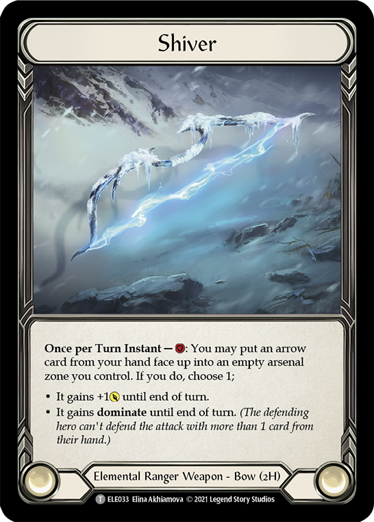 Image of Oldhim, Grandfather of Eternity // Shiver [ELE001] (Tales of Aria)  1st Edition Normal