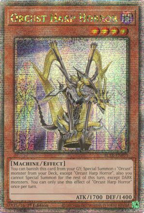 Image of Orcust Harp Horror (Quarter Century Secret Rare) [BLTR-EN071] Quarter Century Secret Rare