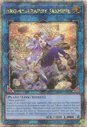 Image of Aromaseraphy Jasmine (Quarter Century Secret Rare) [BLTR-EN093] Quarter Century Secret Rare