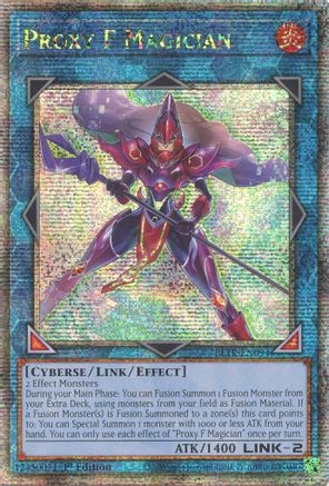 Image of Proxy F Magician (Quarter Century Secret Rare) [BLTR-EN094] Quarter Century Secret Rare