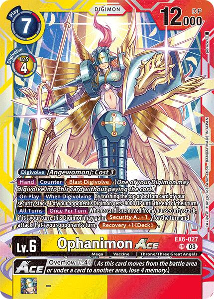 Image of Ophanimon ACE [EX6-027] [Infernal Ascension]