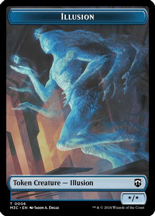Image of Illusion (Ripple Foil) // Servo Double-Sided Token [Modern Horizons 3 Commander Tokens]