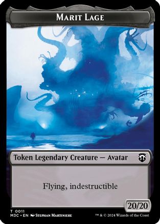 Image of Marit Lage (Ripple Foil) // Sand Warrior Double-Sided Token [Modern Horizons 3 Commander Tokens]