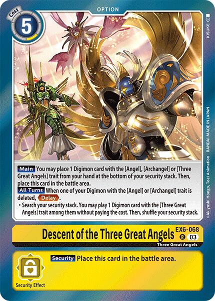 Image of Descent of the Three Great Angels [EX6-068] [Infernal Ascension]