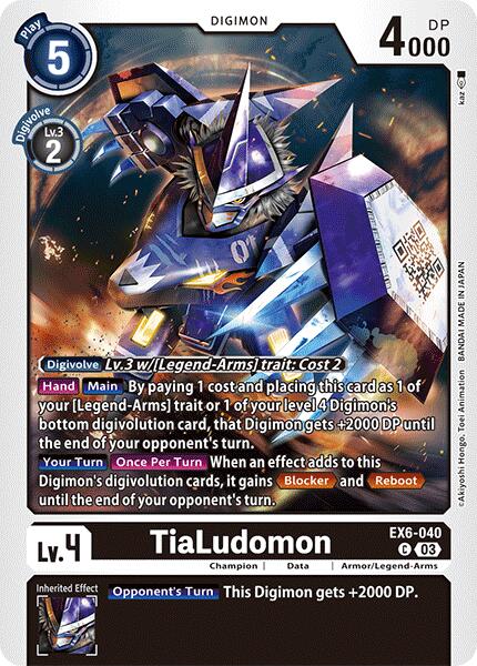Image of TiaLudomon [EX6-040] [Infernal Ascension]