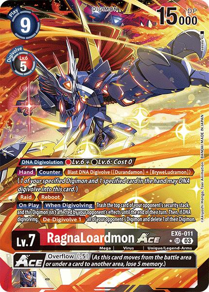 Image of RagnaLoardmon ACE [EX6-011] (Alternate Art) [Infernal Ascension]