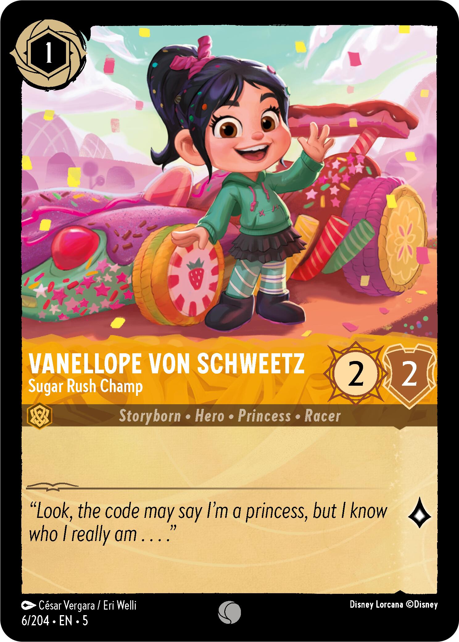 Image of Vanellope von Schweetz - Sugar Rush Champ (6/204) [Shimmering Skies]