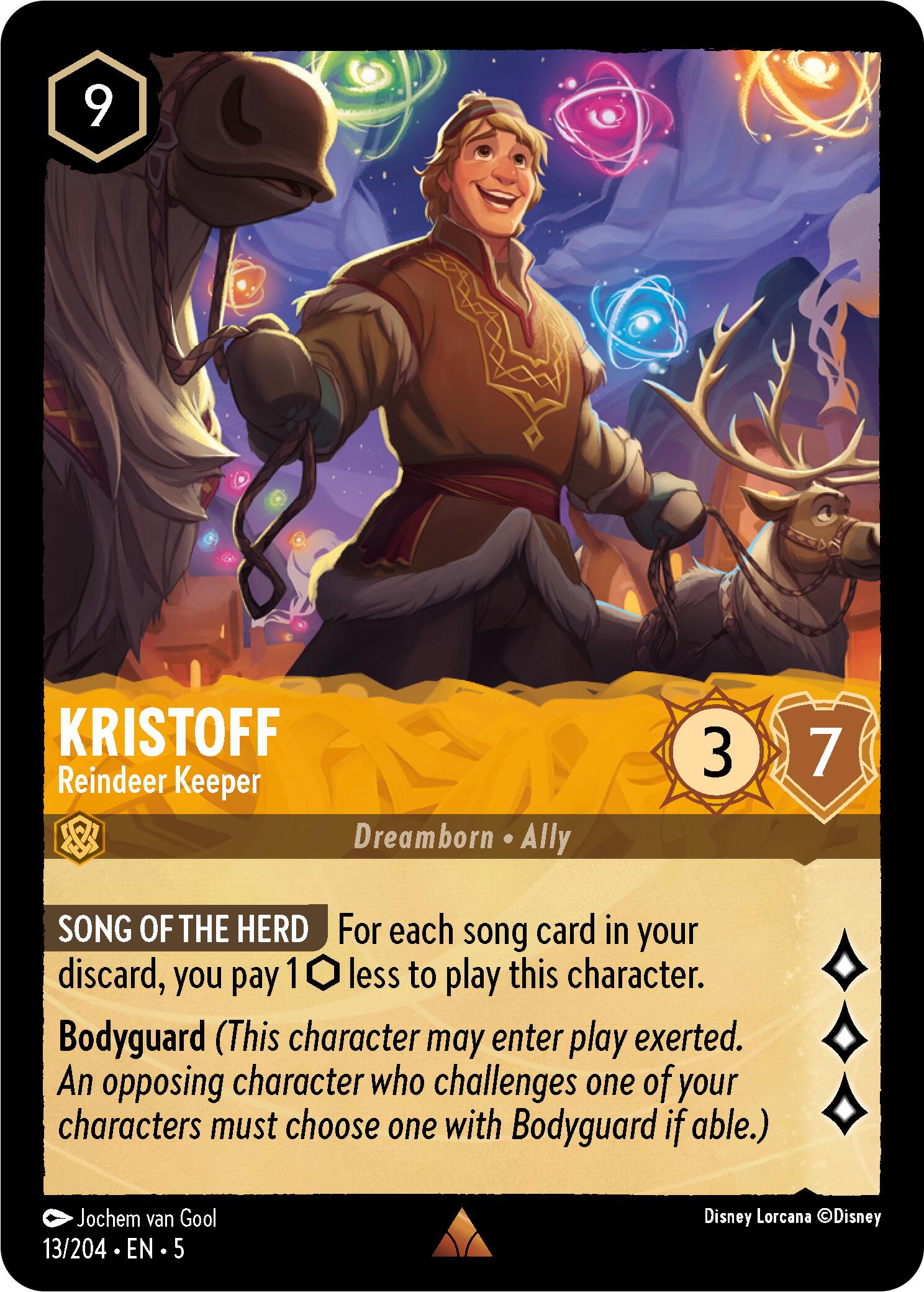 Image of Kristoff - Reindeer Keeper (13/204) [Shimmering Skies]