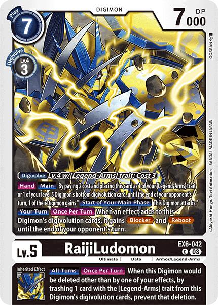 Image of RaijiLudomon [EX6-042] [Infernal Ascension]