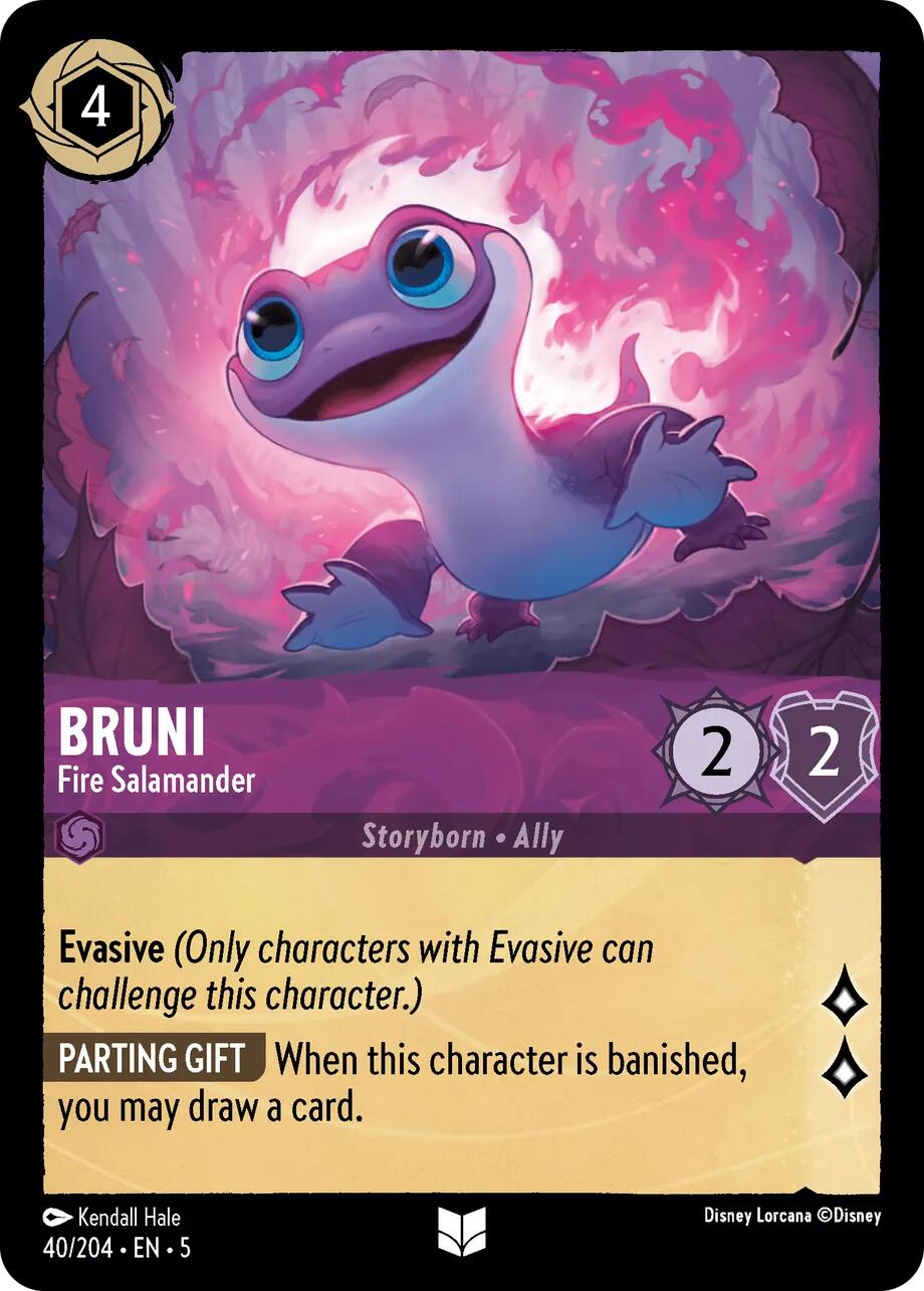 Image of Bruni - Fire Salamander (40/204) [Shimmering Skies]