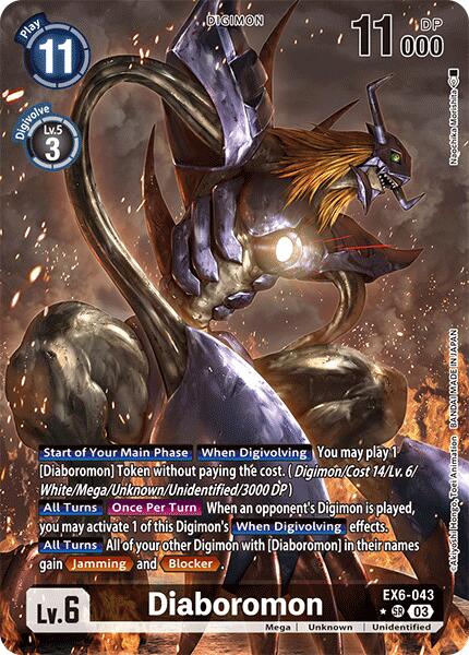 Image of Diaboromon [EX6-043] (Alternate Art) [Infernal Ascension]