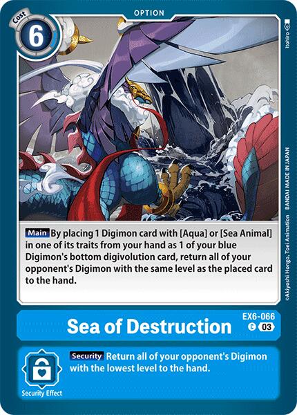Image of Sea of Destruction [EX6-066] [Infernal Ascension]