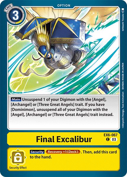 Image of Final Excalibur [EX6-067] [Infernal Ascension]