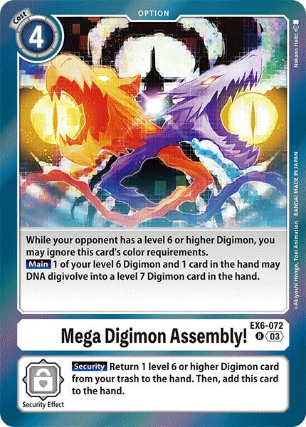 Image of Mega Digimon Assembly! [EX6-072] [Infernal Ascension]