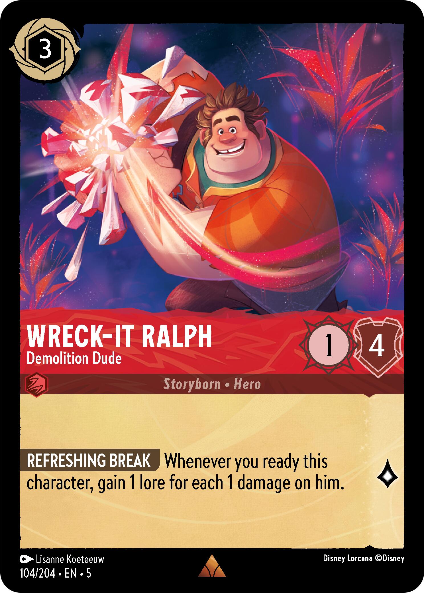 Image of Wreck-It Ralph - Demolition Dude (104/204) [Shimmering Skies]
