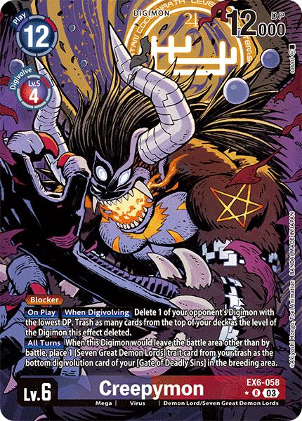Image of Creepymon [EX6-058] (Alternate Art) [Infernal Ascension]
