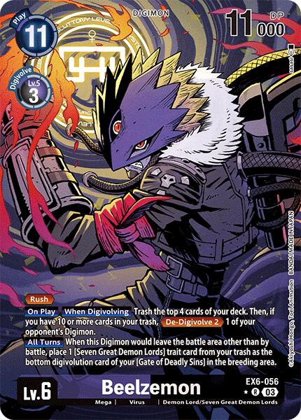 Image of Beelzemon [EX6-056] (Alternate Art) [Infernal Ascension]