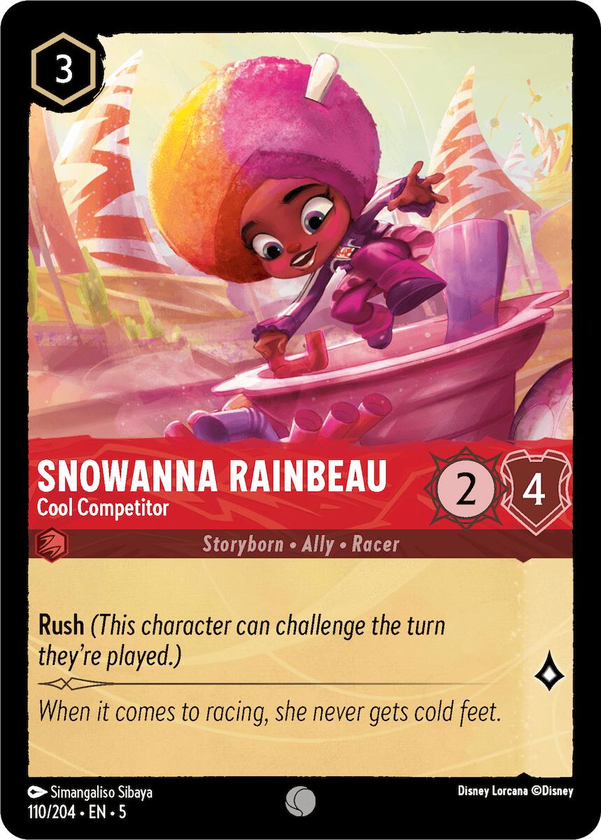 Image of Snowanna Rainbeau - Cool Competitor (110/204) [Shimmering Skies]