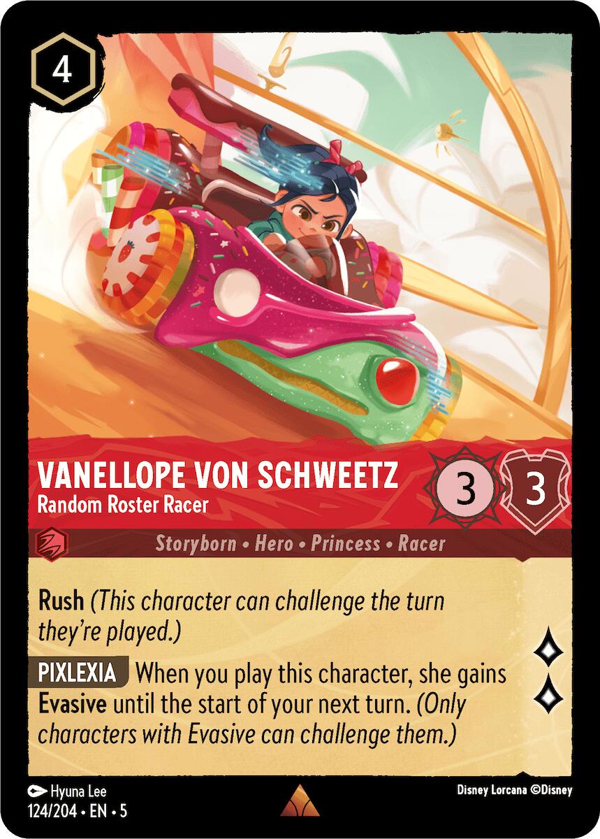 Image of Vanellope von Schweetz - Random Roster Racer (124/204) [Shimmering Skies]