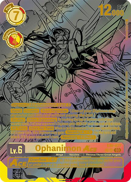 Image of Ophanimon ACE [EX6-027] (Textured) [Infernal Ascension]