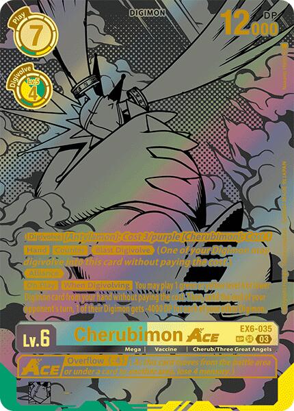 Image of Cherubimon ACE [EX6-035] (Textured) [Infernal Ascension]