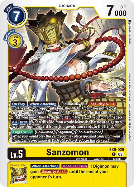 Image of Sanzomon [EX6-025] [Infernal Ascension]