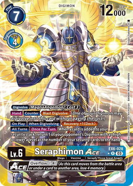 Image of Seraphimon ACE [EX6-028] (Alternate Art) [Infernal Ascension]