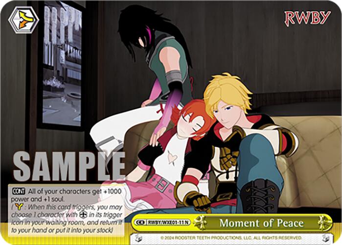 Image of Moment of Peace (RWBY/WXE01-11 N) [RWBY: Premium Booster]