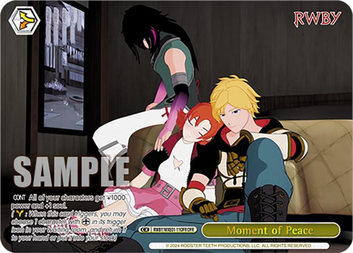 Image of Moment of Peace (RWBY/WXE01-11OFR OFR) [RWBY: Premium Booster]
