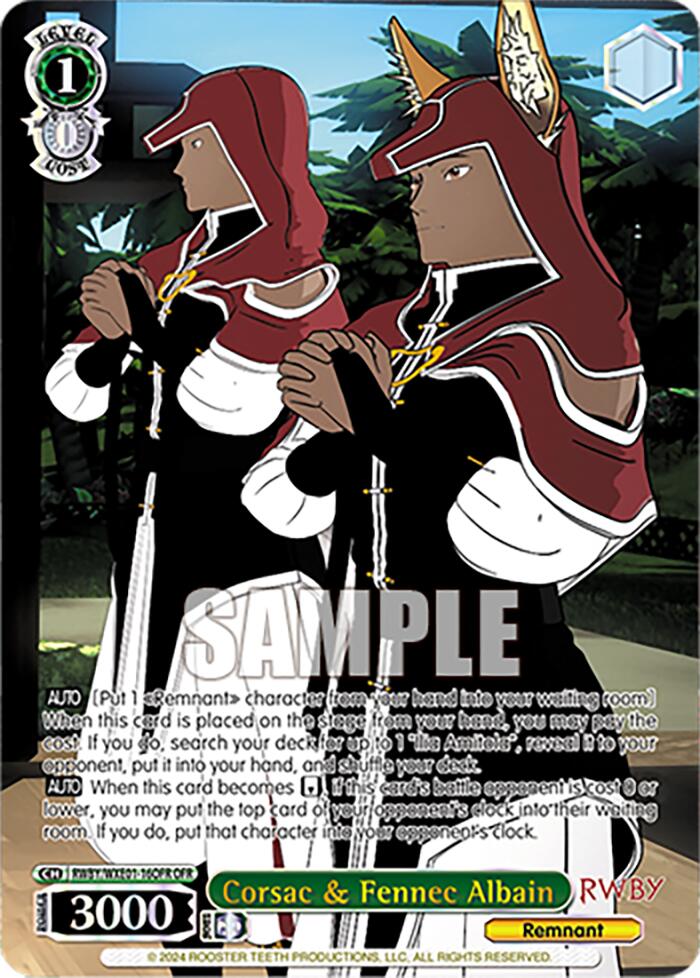 Image of Corsac & Fennec Albain (RWBY/WXE01-16OFR OFR) [RWBY: Premium Booster]