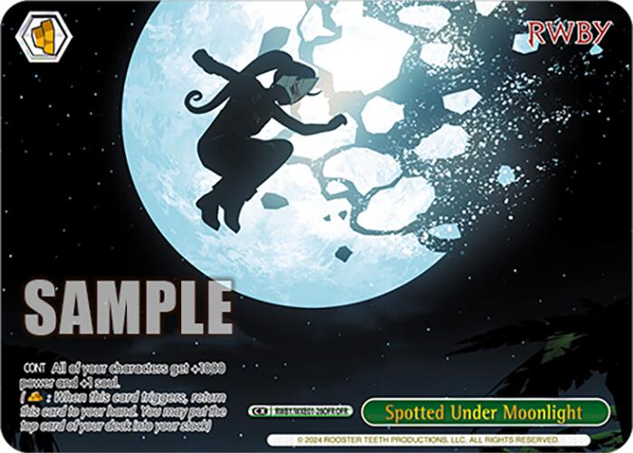 Image of Spotted Under Moonlight (RWBY/WXE01-26OFR OFR) [RWBY: Premium Booster]