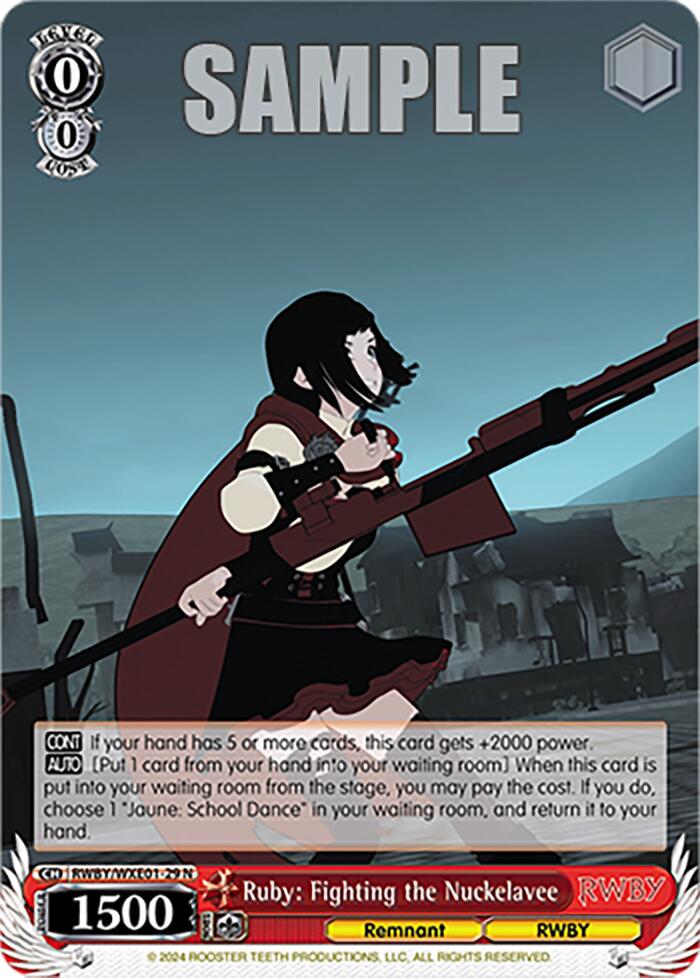 Image of Ruby: Fighting the Nuckelavee (RWBY/WXE01-29 N) [RWBY: Premium Booster]
