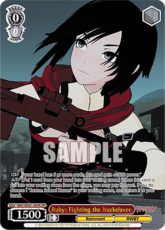 Image of Ruby: Fighting the Nuckelavee (RWBY/WXE01-29OFR OFR) [RWBY: Premium Booster]