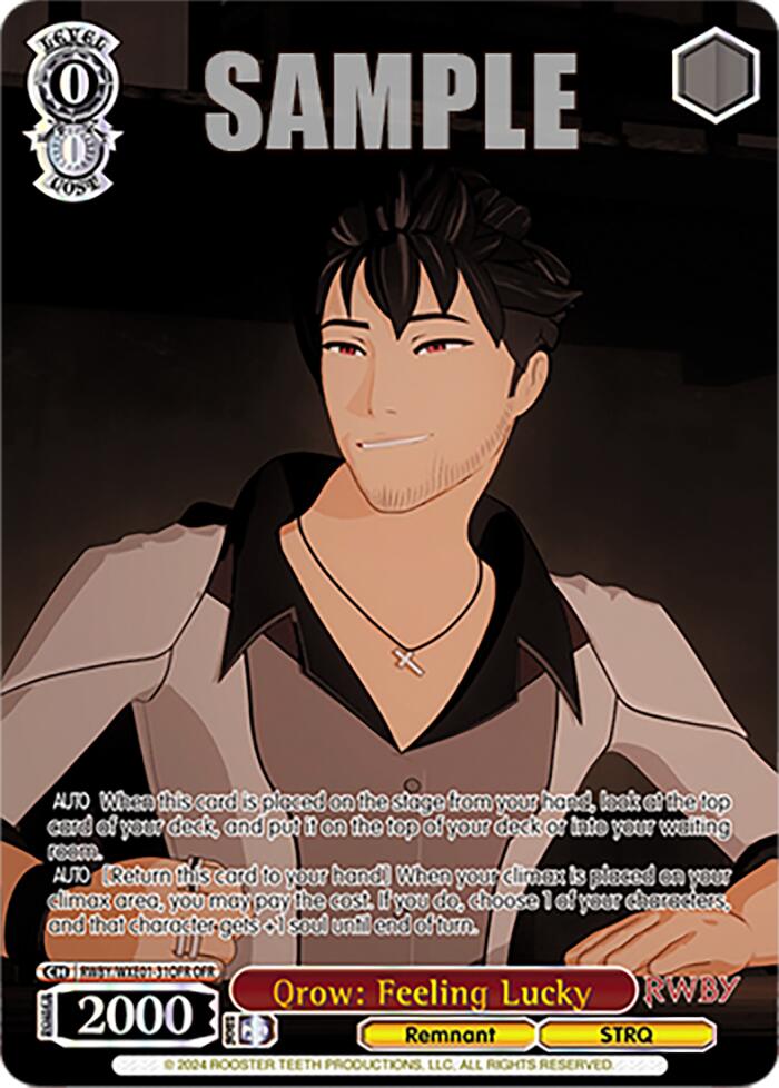 Image of Qrow: Feeling Lucky (RWBY/WXE01-31OFR OFR) [RWBY: Premium Booster]