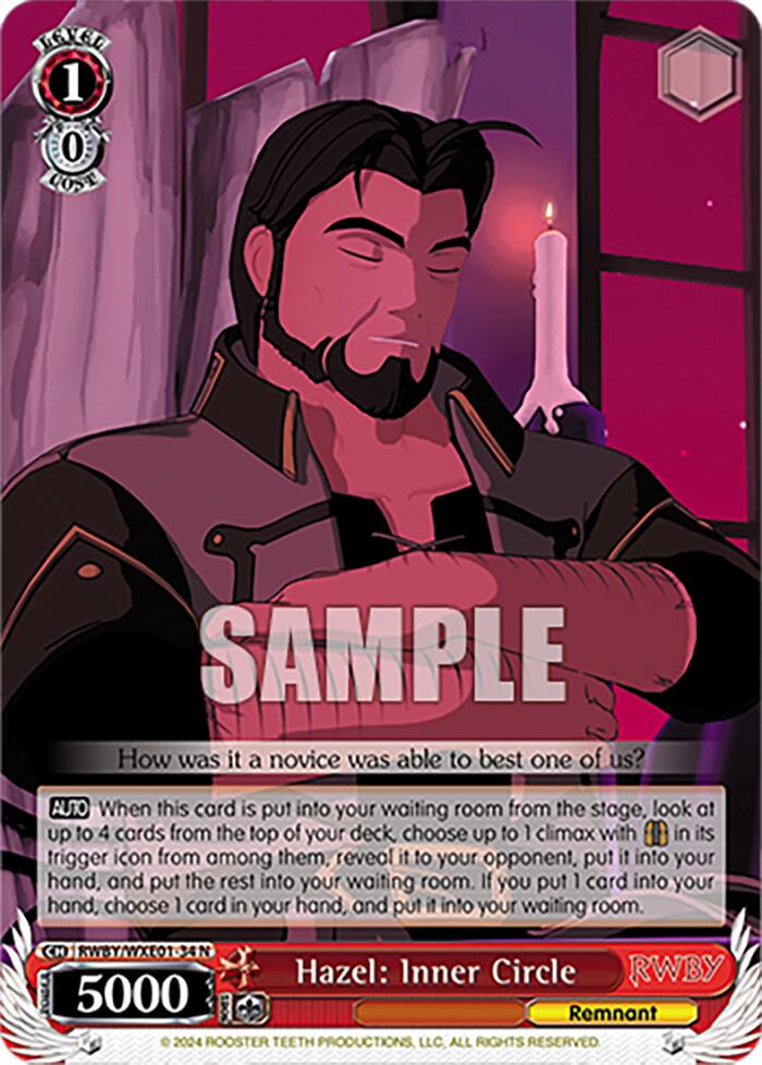 Image of Hazel: Inner Circle (RWBY/WXE01-34 N) [RWBY: Premium Booster]