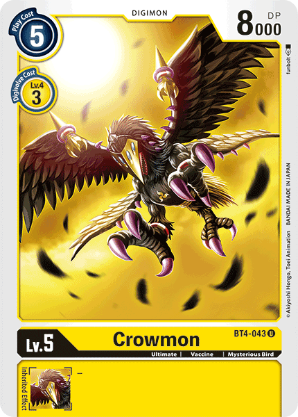 Image of Crowmon [BT4-043] [Great Legend]