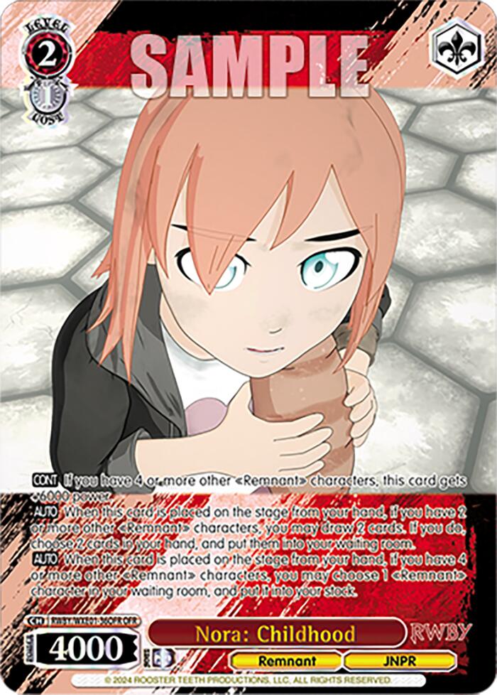 Image of Nora: Childhood (RWBY/WXE01-36OFR OFR) [RWBY: Premium Booster]