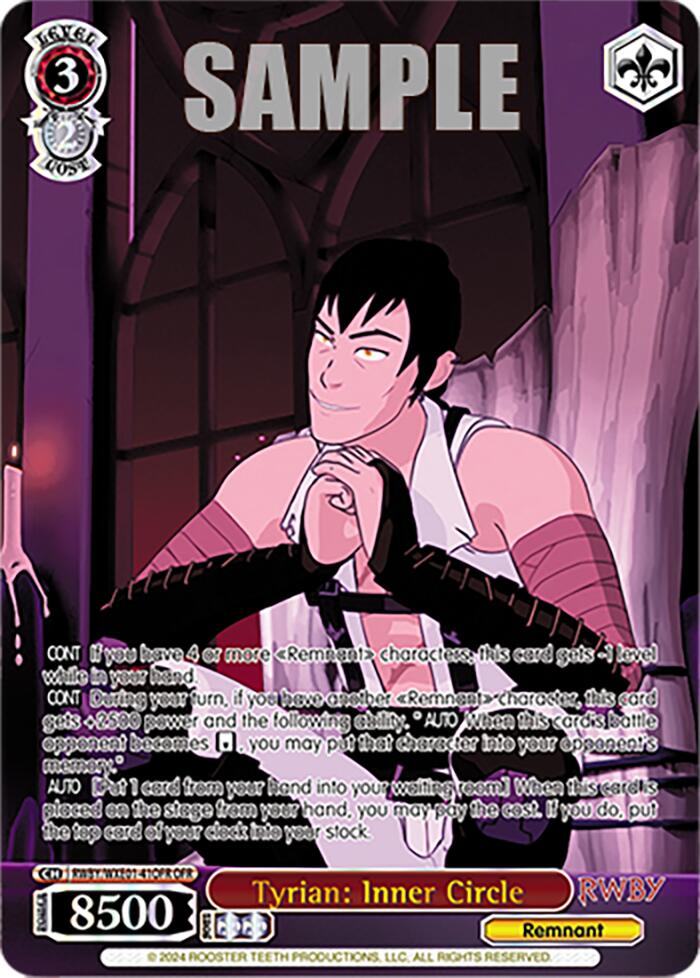 Image of Tyrian: Inner Circle (RWBY/WXE01-41OFR OFR) [RWBY: Premium Booster]