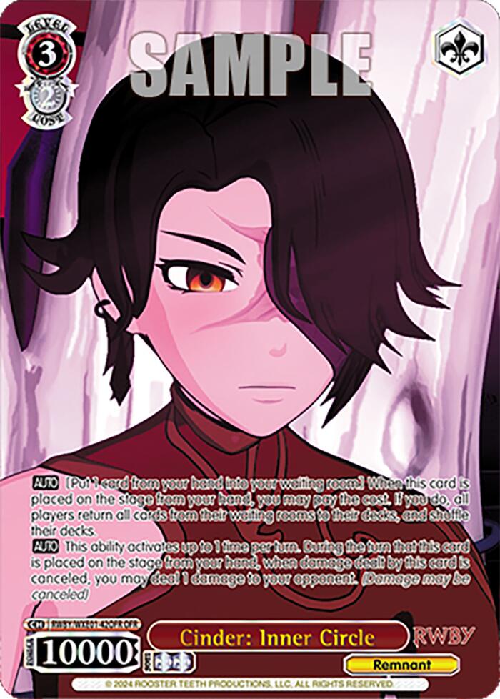 Image of Cinder: Inner Circle (RWBY/WXE01-42OFR OFR) [RWBY: Premium Booster]