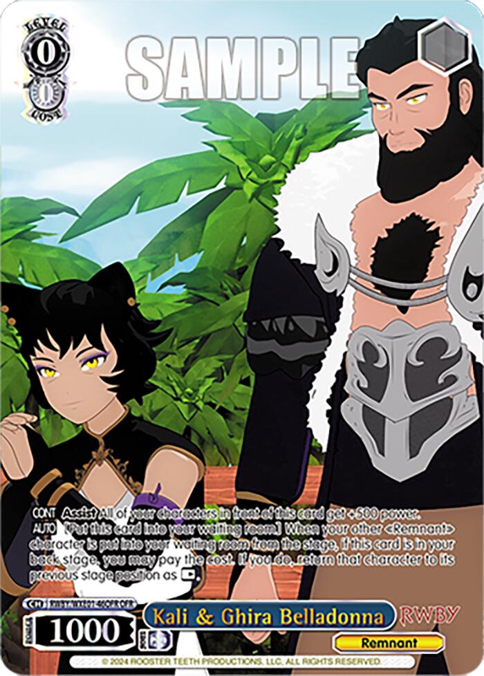 Image of Kali & Ghira Belladonna (RWBY/WXE01-46OFR OFR) [RWBY: Premium Booster]