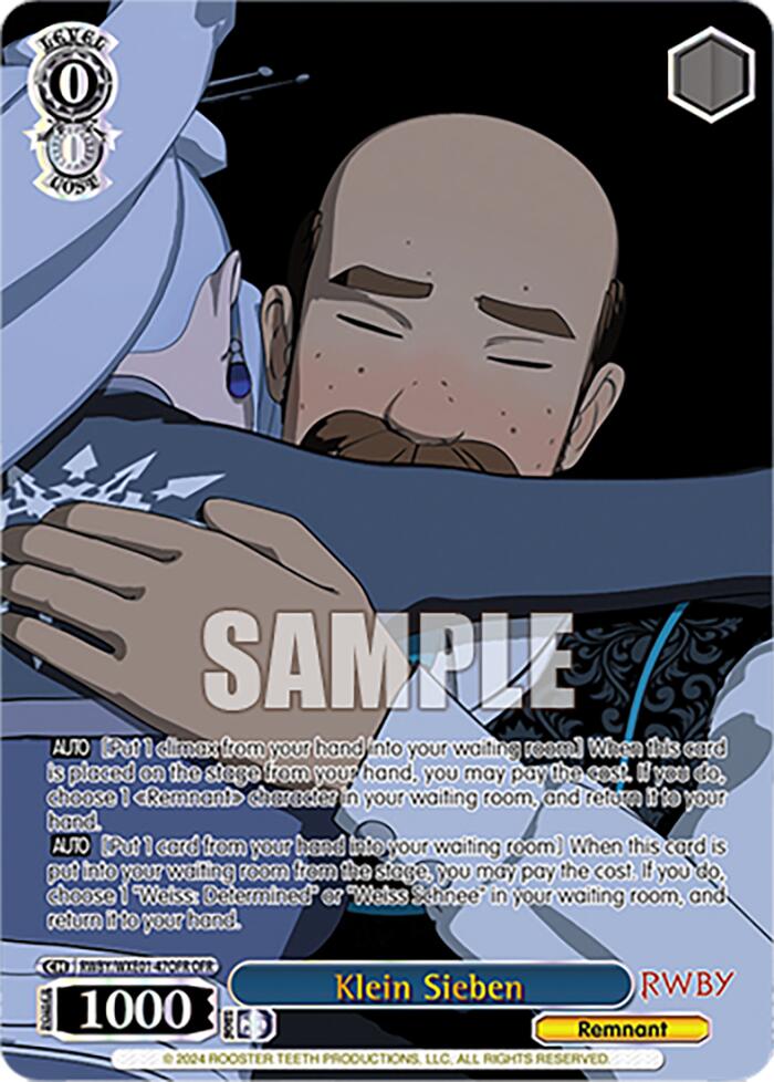 Image of Klein Sieben (RWBY/WXE01-47OFR OFR) [RWBY: Premium Booster]