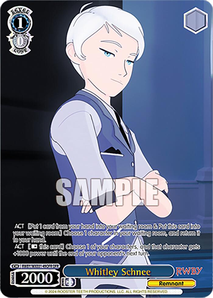 Image of Whitley Schnee (RWBY/WXE01-49OFR OFR) [RWBY: Premium Booster]