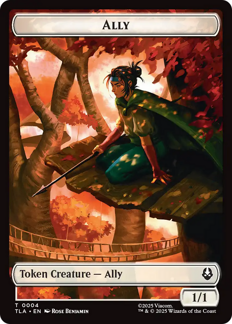 Image of Ally (0004) // Soldier (0011) Double-Sided Token [Avatar: The Last Airbender Tokens]