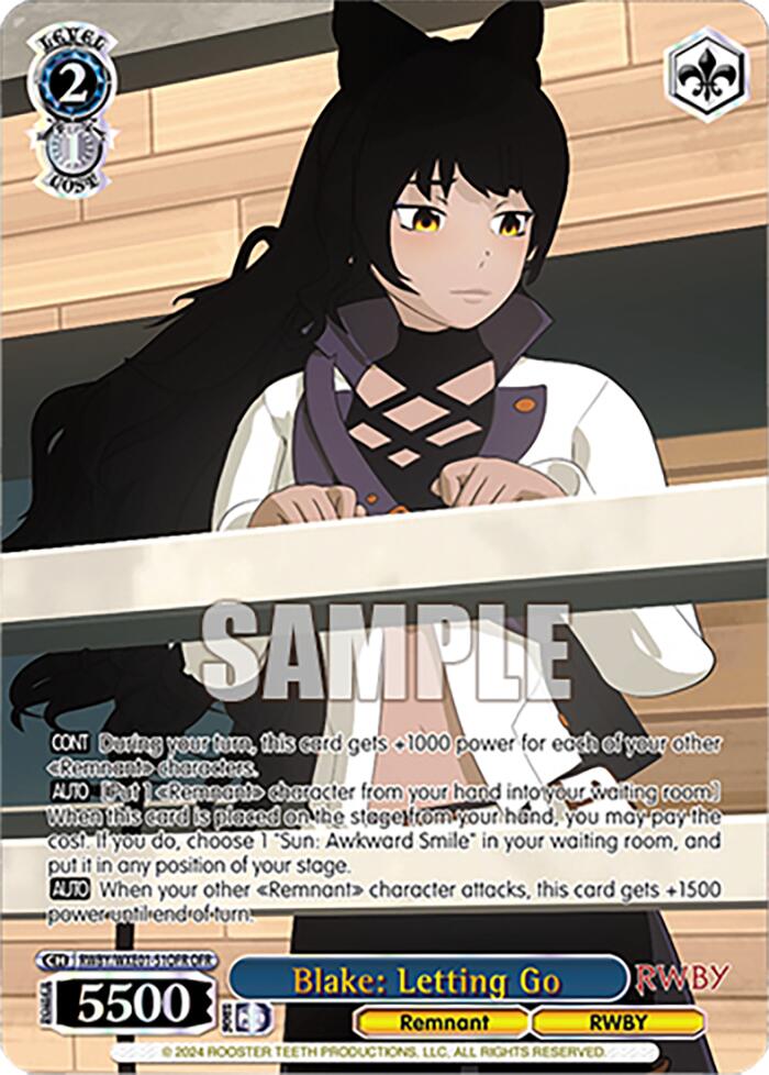 Image of Blake: Letting Go (RWBY/WXE01-51OFR OFR) [RWBY: Premium Booster]