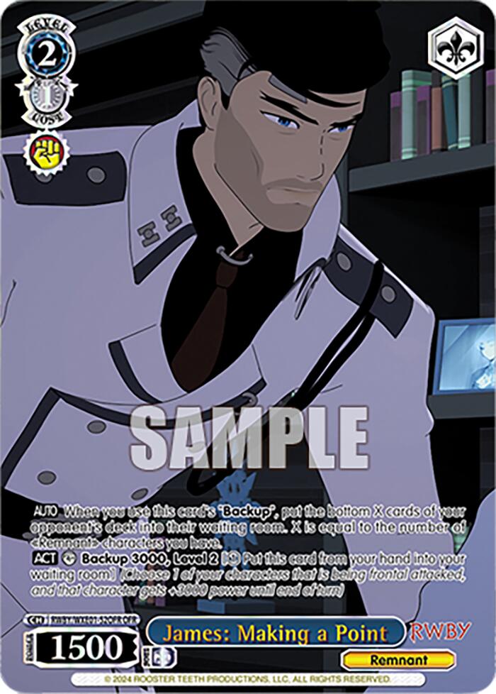 Image of James: Making a Point (RWBY/WXE01-52OFR OFR) [RWBY: Premium Booster]