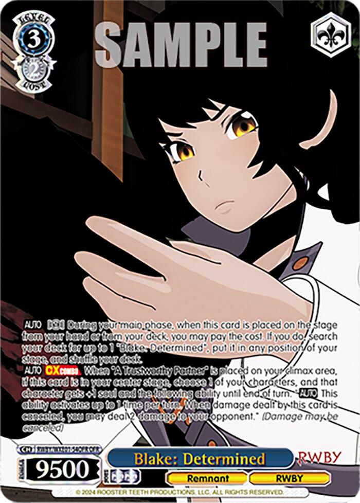 Image of Blake: Determined (RWBY/WXE01-54OFR OFR) [RWBY: Premium Booster]