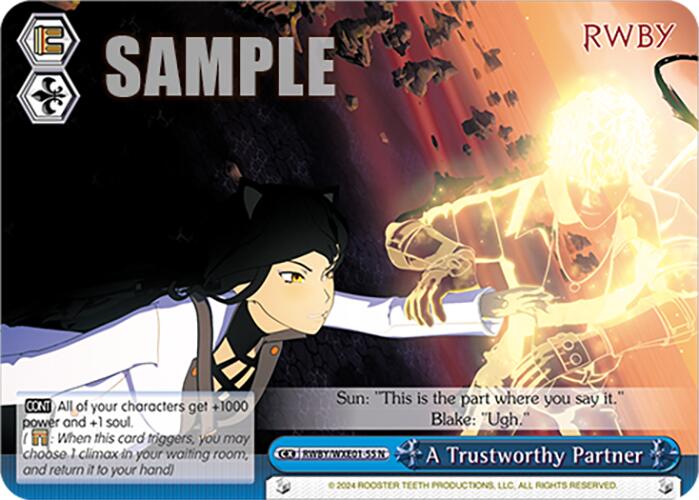 Image of A Trustworthy Partner (RWBY/WXE01-55 N) [RWBY: Premium Booster]