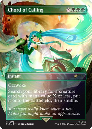 Image of Chord of Calling (Rainbow Foil) [Secret Lair Drop Series]