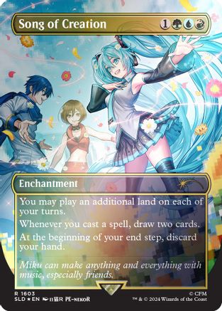 Image of Song of Creation (Rainbow Foil - Japanese) [Secret Lair Drop Series]